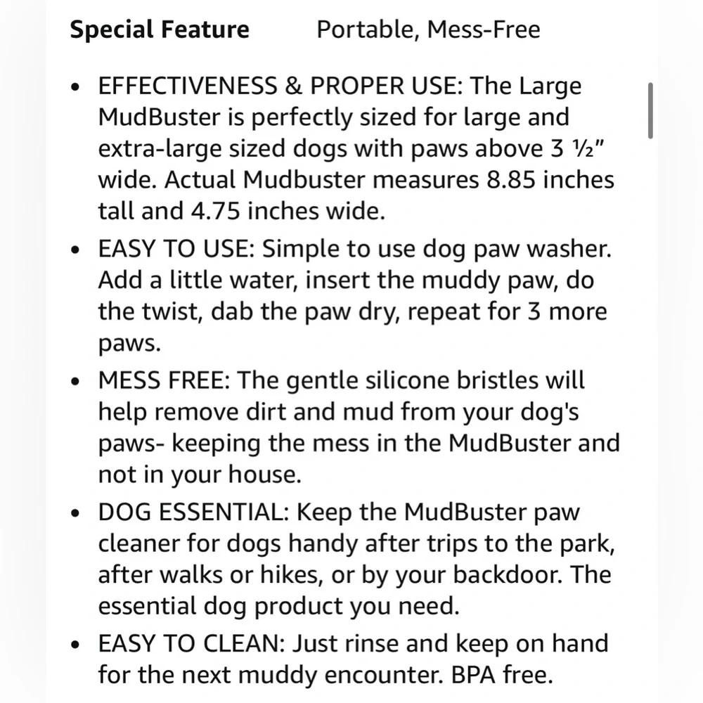 MudBuster Dog Paw Cleaner